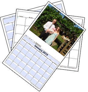 2022 printable blank photo calendar template