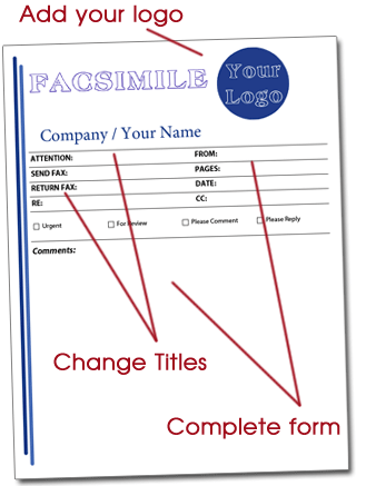 Free Facsimile Cover Sheet Template Form