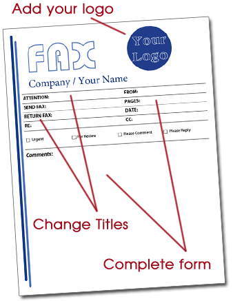 Free Fax Cover Sheet Template Form