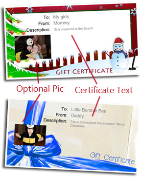 free christmas gift certificate templates for word