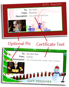 Christmas gift card template How-to Customize