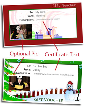 printable christmas gift certificates templates free