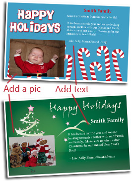 Holiday Greeting Template How-to Photo Customize