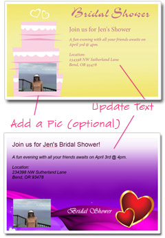 Bridal Shower Invitation Template How-to Customize